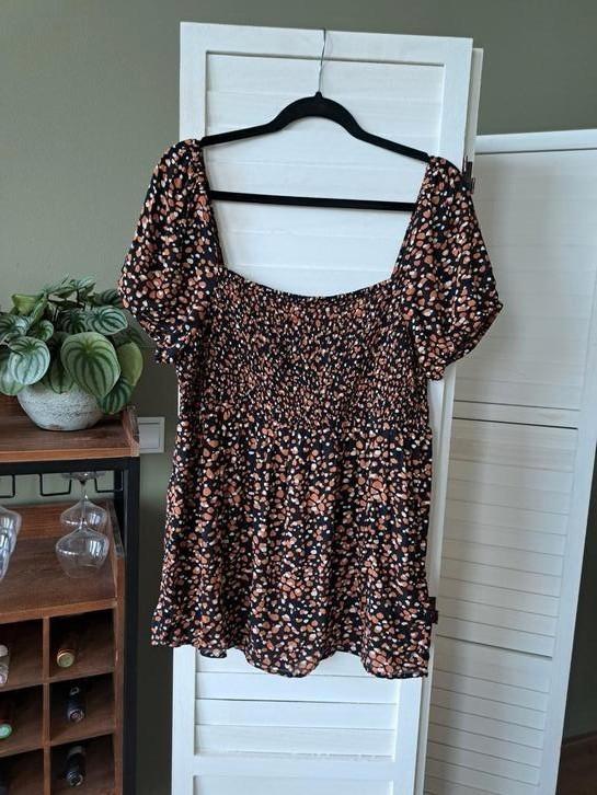 Yessica C&A top maat 44, Kleding | Dames, T-shirts, Gedragen, Maat 42/44 (L), Zwart, Korte mouw, Ophalen of Verzenden