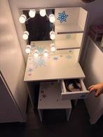 Kaptafel met spiegel en verlichting voor kinderen, Huis en Inrichting, Tafels | Kaptafels, Ophalen, Minder dan 50 cm, Gebruikt