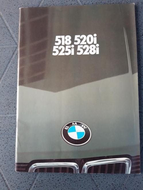 folder BMW 5-serie 1981 : 518 - 520i - 525i - 528i -NL, Boeken, Auto's | Folders en Tijdschriften, Zo goed als nieuw, BMW, Ophalen of Verzenden