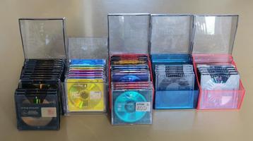 45 Mini Disc eenmaal opgenomen - zie fotos beschikbaar voor biedingen