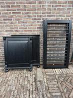 Zwart ledikant, Kinderen en Baby's, Ophalen of Verzenden, Gebruikt, Ledikant