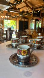 Vintage Espresso Set - 10 Kopjes, Schotels & Suikerpot, Ophalen of Verzenden