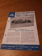 County / fordson major onion schraper folder, Ophalen of Verzenden, Gelezen, Folder