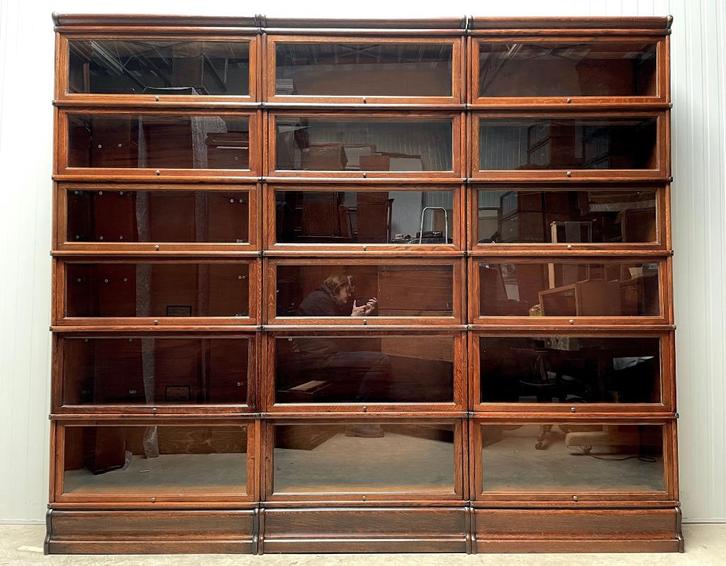 originele Globe Wernicke antieke BOEKENKAST VITRINEKAST, Antiek en Kunst, Antiek | Kantoor en Zakelijk, Ophalen of Verzenden