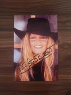 Handtekening Brigitte Bardot gesigneerd 10x15, Ophalen of Verzenden, Zo goed als nieuw, Film, Foto of Kaart