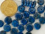 10 stuks lapis lazuli schijf kralen 8 mm, Nieuw, Kraal, Verzenden