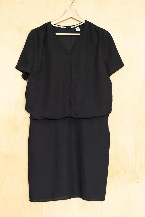 Maison Scotch zwart jurkje met korte mouw en open rug  42 L, Kleding | Dames, Jurken, Zo goed als nieuw, Maat 42/44 (L), Zwart