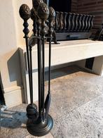 Kachelpook set 4-delig, Huis en Inrichting, Ophalen, Gebruikt, Vrijstaande haard, Houthaard