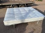 Bed, onderstel met matras NIEUW 150x190, Ophalen, 190 cm of minder, Overige maten, Metaal