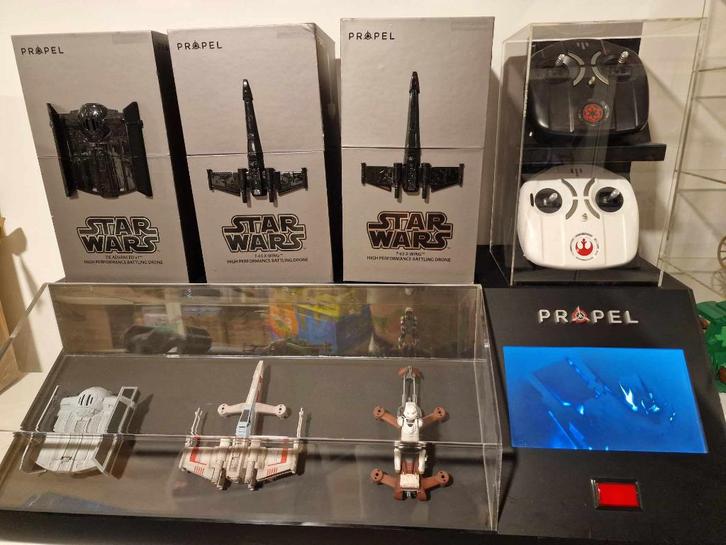 Starwars Propel Drone Display T-65 X-Wing Battle Quadcopter, Verzamelen, Star Wars, Zo goed als nieuw, Replica, Ophalen