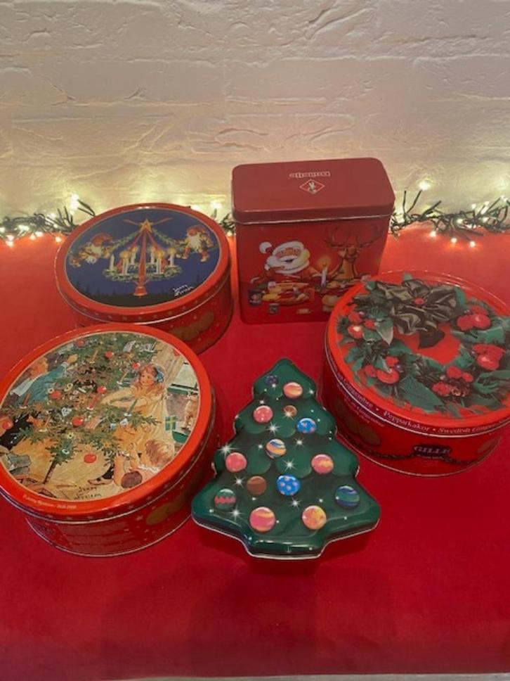 Diverse blikken kerstmis, Diversen, Kerst, Zo goed als nieuw, Ophalen of Verzenden