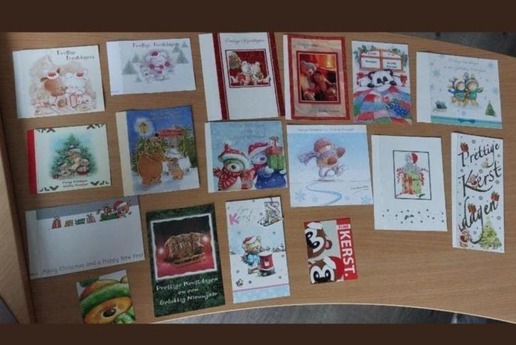 Kerstkaarten BEREN, Hobby en Vrije tijd, Kaarten | Zelf maken, Gebruikt, Overige typen, Kerst, Ophalen of Verzenden