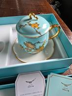2016 G20 "Lady Turquoia" Turquoise Lady Teacup & Saucer with, Ophalen of Verzenden