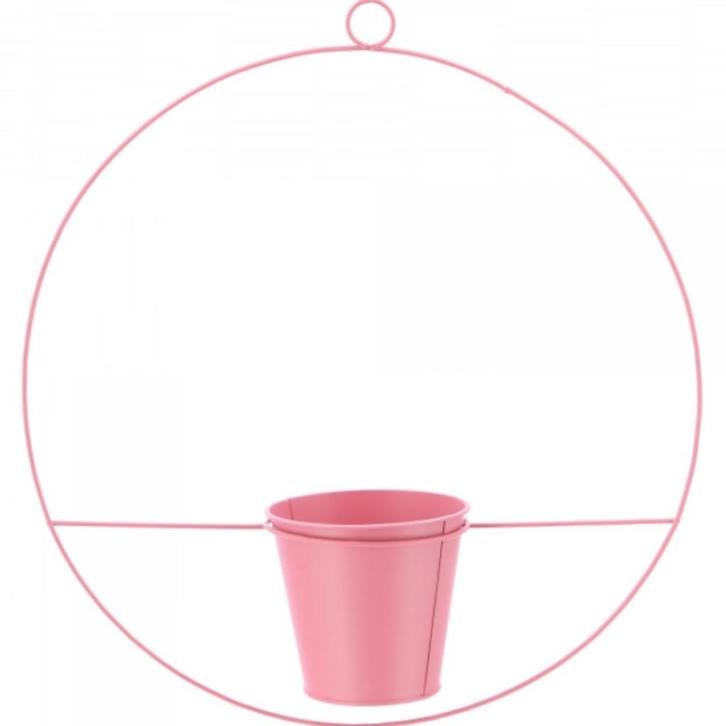 OPRUIMING - HANGER CIRKEL BLOEMPOT - VAN 6,50 NU 3,50, Tuin en Terras, Bloempotten, Nieuw, Overige materialen, Minder dan 40 cm