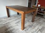 Massieve Teak houten eettafel /160 x 88 x79, Huis en Inrichting, Tafels | Eettafels, Ophalen, Gebruikt, 50 tot 100 cm, Vijf personen of meer