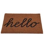 Leuke deurmat kokos Hello, Ophalen of Verzenden, Nieuw, Rubber, Binnen