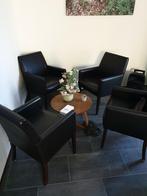 4 mooie eetkamer stoelen, Bruin, Leer, Ophalen of Verzenden, Zo goed als nieuw