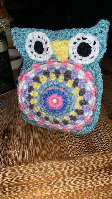 Gehaakt WC Rol Hoedje Uil - gehaakt.Aterg Patroon beschikbaar voor biedingen