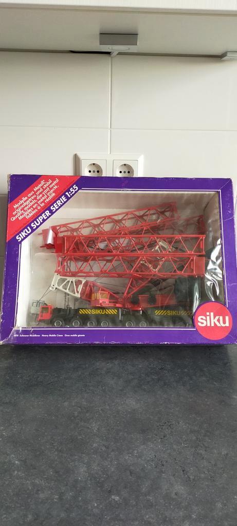 Siku super serie 1:55 kraan/tele kraan, Hobby en Vrije tijd, Modelauto's | 1:50, Zo goed als nieuw, Bus of Vrachtwagen, SIKU, Ophalen of Verzenden