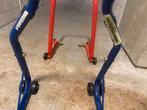Paddock stand voor motor, Motoren, Ophalen, Gebruikt