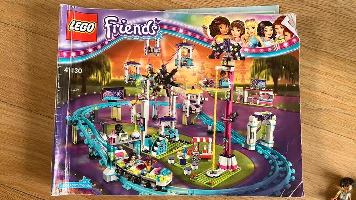 Kermis pretpark | LEGO Friends 41130, Kinderen en Baby's, Speelgoed | Duplo en Lego, Gebruikt, Lego, Complete set, Ophalen of Verzenden