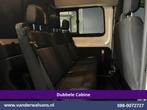 Ford Transit 2.0 TDCI 131pk L2H2 Dubbele cabine Euro6 Airco, Auto's, Bestelauto's, Voorwielaandrijving, 4 cilinders, 2450 kg, Wit