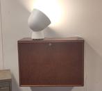 Vintage houten kastje wandkast hout hangkastje zwevend, Huis en Inrichting, Kasten | Overige, Ophalen, Gebruikt, ., .