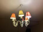 Kroonluchter met lampenkapjes kinderkamer, Ophalen of Verzenden, Zo goed als nieuw, Metaal
