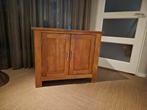 Teakhouten TV kast met deurtjes, Ophalen, Gebruikt, 50 tot 100 cm, Minder dan 100 cm