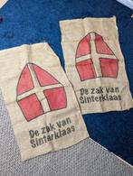 2x jute zak van Sinterklaas - mag ook per stuk, Ophalen of Verzenden, Zo goed als nieuw