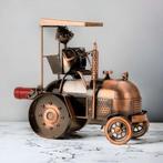 Wijnfleshouder Tractor/Trekker Bulldog Handgemaakt Nieuw, Verzenden, Nieuw, Minder dan 5 flessen, Metaal