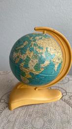 Vintage wereldbol bakeliet en blik made in west duitsland, Verzenden, Gebruikt