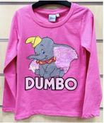 Dombo Longsleeve Shirt - Disney - Maat 92-98-104-110-116-122, Kinderen en Baby's, Kinderkleding | Maat 110, Disney, Meisje, Nieuw