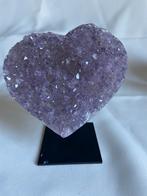 Amethist hart op pin, Verzenden, Mineraal