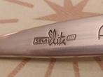 Sola elite 100 verzilverde old dutch theelepels (5), Huis en Inrichting, Keuken | Bestek, Ophalen of Verzenden, Zilver
