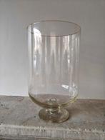 Grote stolp van glas voor een kaars, Ophalen of Verzenden, Zo goed als nieuw
