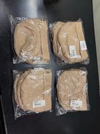 Jute Tasjes met Ring - Nieuw in Verpakking (4 stuks), Ophalen, Nieuw, Beige