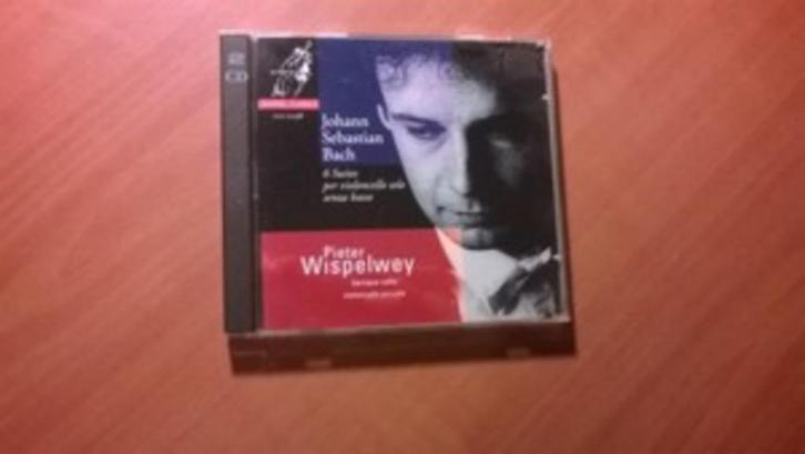 2-CD Pieter Wispelwey – Johann Sebastian Bach, Cd's en Dvd's, Cd's | Kerst en Sinterklaas, Zo goed als nieuw, Ophalen of Verzenden