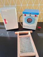 Vintage blikken speelgoed koelkast en wasmachine, Ophalen of Verzenden