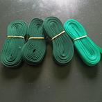 Partij van 4 a 5 meter tassen band, 14-15mm breed, effen, Ophalen of Verzenden, Nieuw, Lint, Band of Elastiek