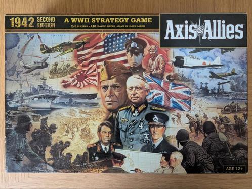 Axis & Allies 1942 - Second Edition - Nieuwstaat, Hobby en Vrije tijd, Gezelschapsspellen | Bordspellen, Zo goed als nieuw, Drie of vier spelers