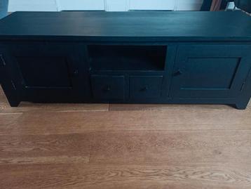 Zwarte TV-meubel