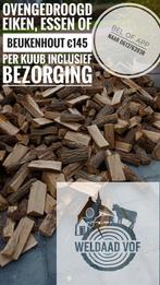 Ovengedroogd Eikenhout GRATIS THUISBEZORGD!, Tuin en Terras, 6 m³ of meer, Verzenden, Eikenhout, Blokken