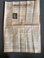 limburgsch  Dagblad, 17 november 1937, Ophalen of Verzenden, Gelezen, Krant