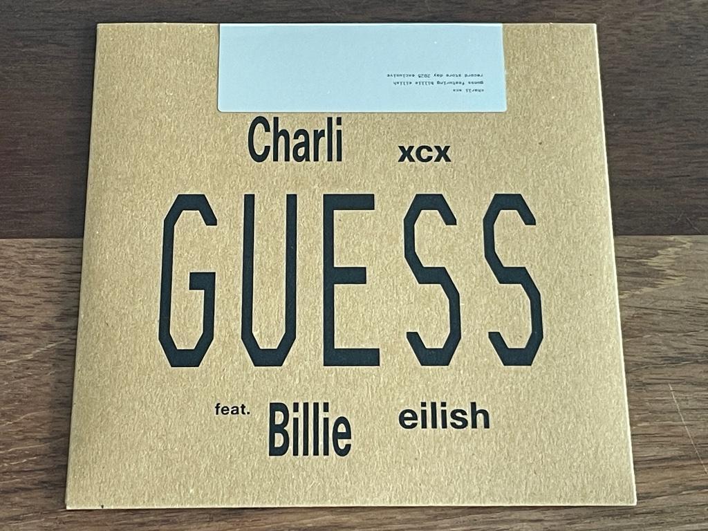 Charli XCX GUESS Ft Billie Eilish Record Store Day 7in Vinyl