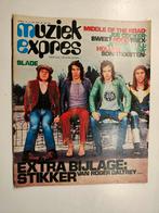 Muziek Expres April 1972:, Verzamelen, Ophalen of Verzenden, 1960 tot 1980, Nederland, Tijdschrift