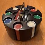 Luxe Poker Chips Set, draaibaar, Ophalen of Verzenden, Zo goed als nieuw
