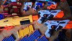 Diverse Nerf pistolen en accessoires, Zo goed als nieuw, Ophalen