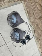 Industriële Hanglampen - Set van 2, Ophalen, Gebruikt, Industrieel, Minder dan 50 cm