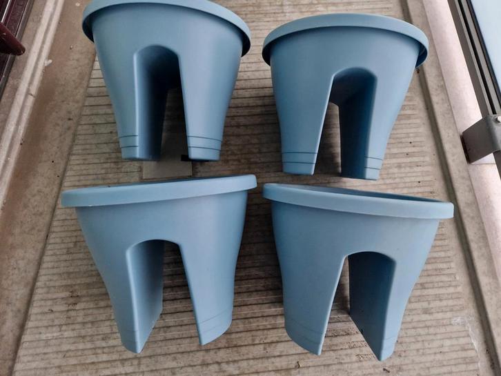 Elho Corsica Flower Bridge - Balkon plantenpotten, Tuin en Terras, Bloempotten, Zo goed als nieuw, Kunststof, Balkon, Minder dan 40 cm